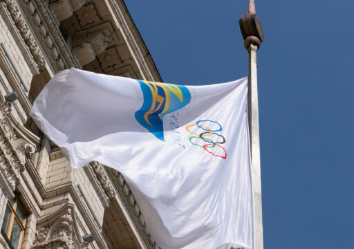 #громадськемісце У Києві підняли прапор Національного олімпійського комітету України #львів #lviv