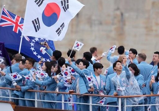 #громадськемісце Южную Корею перепутали с КНДР на церемонии открытия Олимпиады-2024 #запоріжжя #zaporizhia