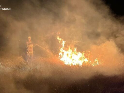 #громадськемісце Запорізькі рятувальники гасили чотири пожежі, які виникли через обстріли #запоріжжя #zaporizhia