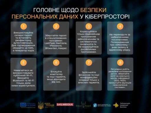 #громадськемісце Як захистити свої персональні дані від кіберзлочинців: корисні поради #запоріжжя #zaporizhia